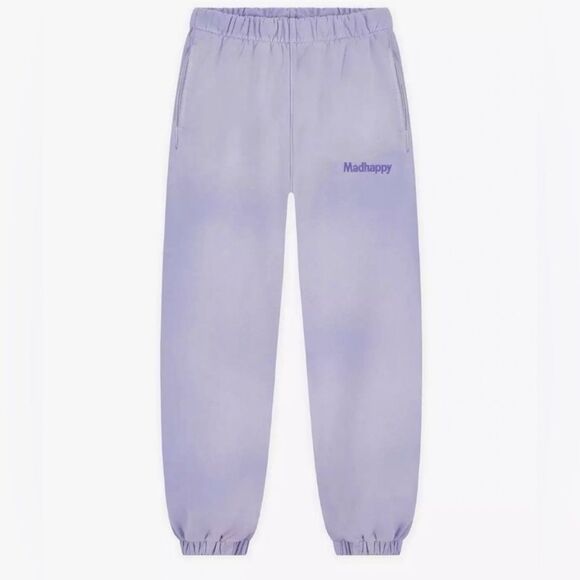 Madhappy Sweatpants Cooper Pigment Dyed Joggers Lavender- Size Medium